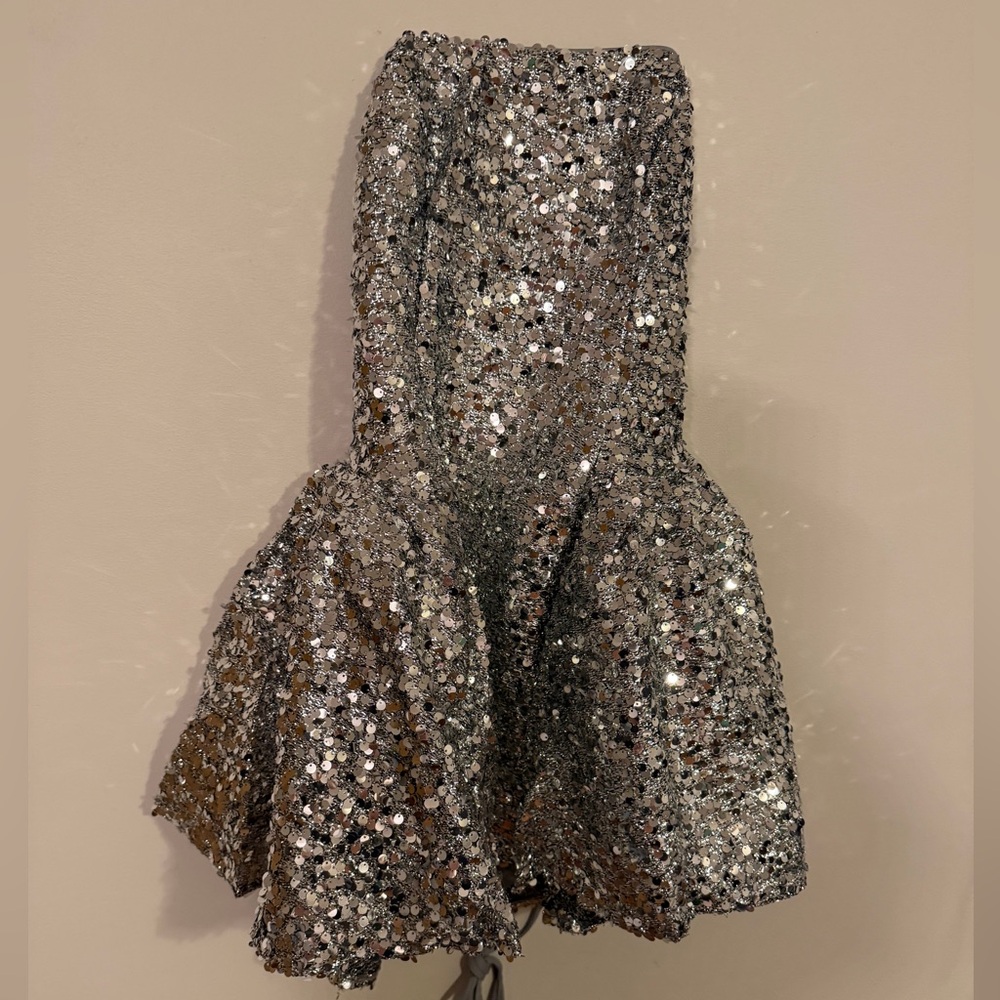 SHEIN Silver Sequin Mini dress